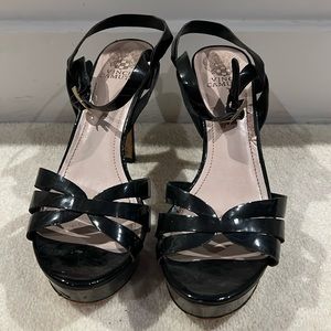 VINCE CAMUTO SLING BACK OPEN TOE HIGH HEELS